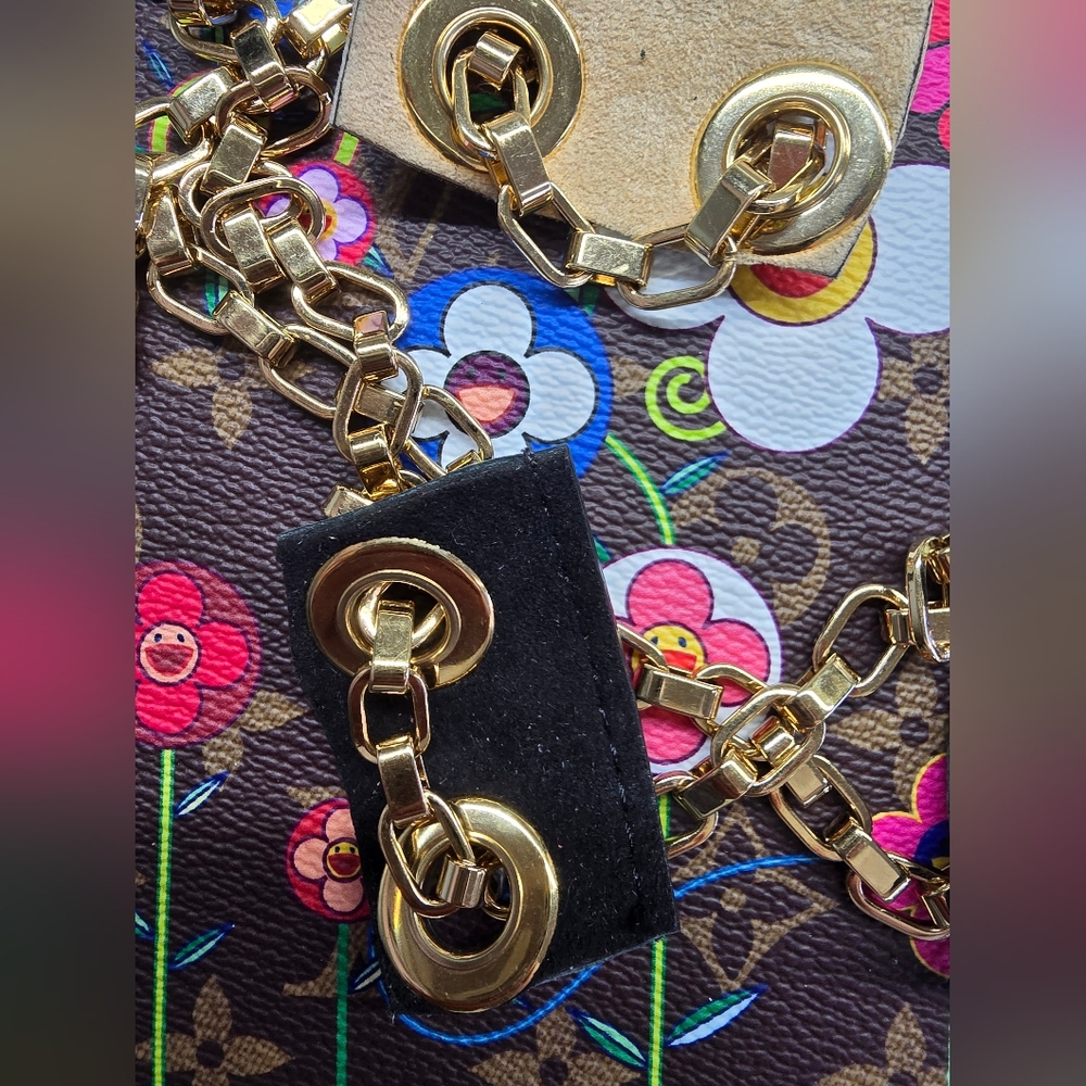 Louis Vuitton grommets with chain hardware x8 - Picture 2 of 9